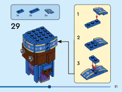 LEGO 40618 instructions page 21 – build guide