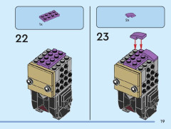 LEGO 40618 instructions page 19 – build guide