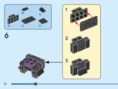 LEGO 40618 instructions page 8 – build guide