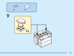 LEGO 40619 instructions page 11 – build guide