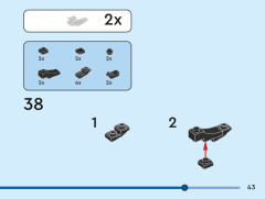 LEGO 40620 instructions page 43 – build guide