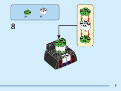 LEGO 40620 instructions page 9 – build guide
