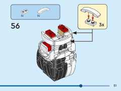 LEGO 40620 instructions page 51 – build guide