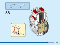 LEGO 40620 instructions page 55 – build guide