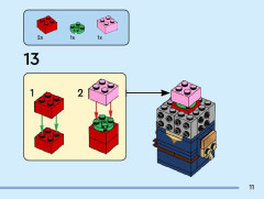 LEGO 40621 instructions page 11 – build guide