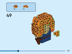 LEGO 40621 instructions page 33 – build guide