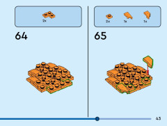 LEGO 40621 instructions page 43 – build guide