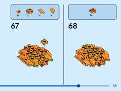 LEGO 40621 instructions page 45 – build guide