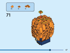 LEGO 40621 instructions page 47 – build guide