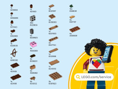 LEGO 40621 instructions page 55 – build guide