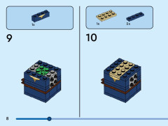 LEGO 40621 instructions page 8 – build guide