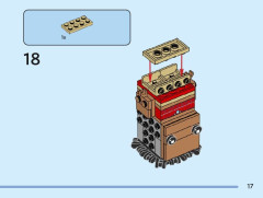 LEGO 40621 instructions page 17 – build guide