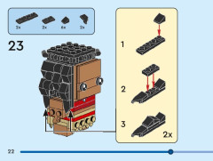 LEGO 40621 instructions page 22 – build guide
