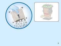 LEGO 40621 instructions page 3 – build guide