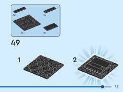 LEGO 40621 instructions page 45 – build guide