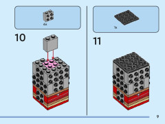 LEGO 40621 instructions page 9 – build guide
