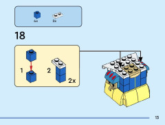 LEGO 40622 instructions page 13 – build guide