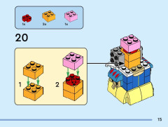 LEGO 40622 instructions page 15 – build guide