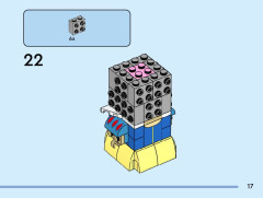 LEGO 40622 instructions page 17 – build guide