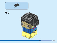 LEGO 40622 instructions page 45 – build guide