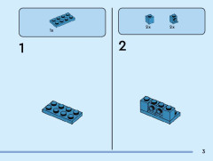 LEGO 40622 instructions page 3 – build guide