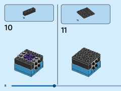 LEGO 40622 instructions page 8 – build guide