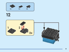LEGO 40622 instructions page 9 – build guide
