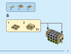 LEGO 40622 instructions page 5 – build guide