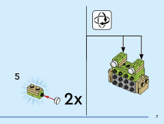 LEGO 40622 instructions page 7 – build guide