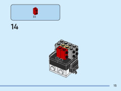 LEGO 40622 instructions page 15 – build guide