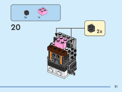 LEGO 40622 instructions page 21 – build guide