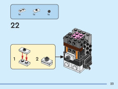 LEGO 40622 instructions page 23 – build guide