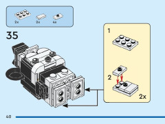 LEGO 40622 instructions page 40 – build guide