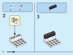 LEGO 40622 instructions page 8 – build guide