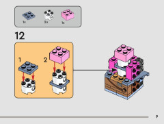 LEGO 40623 instructions page 9 – build guide