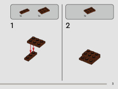 LEGO 40623 instructions page 3 – build guide