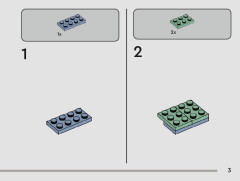 LEGO 40623 instructions page 3 – build guide