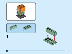 LEGO 40624 instructions page 3 – build guide