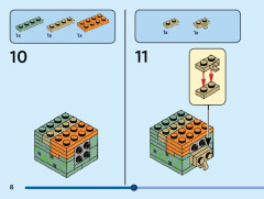 LEGO 40624 instructions page 8 – build guide
