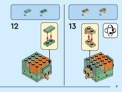 LEGO 40624 instructions page 9 – build guide