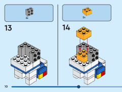 LEGO 40625 instructions page 10 – build guide