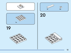 LEGO 40625 instructions page 13 – build guide