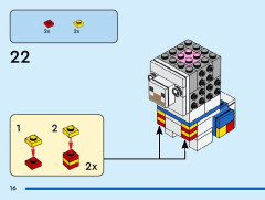 LEGO 40625 instructions page 16 – build guide