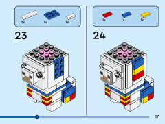 LEGO 40625 instructions page 17 – build guide
