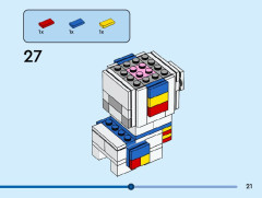 LEGO 40625 instructions page 21 – build guide