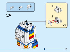 LEGO 40625 instructions page 23 – build guide