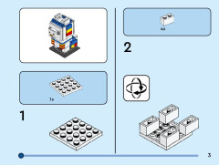 LEGO 40625 instructions page 3 – build guide