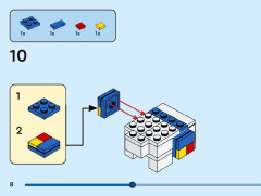 LEGO 40625 instructions page 8 – build guide
