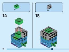 LEGO 40626 instructions page 10 – build guide