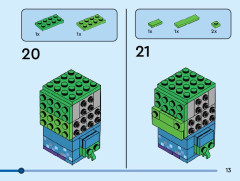 LEGO 40626 instructions page 13 – build guide